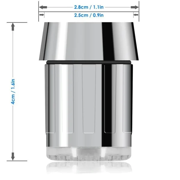 7-Color Change Automatically LED Faucet Head Glow Water Saving Stream Light Faucet Aerator Tap Nozzle for Kitchen Bathroom - Image 6