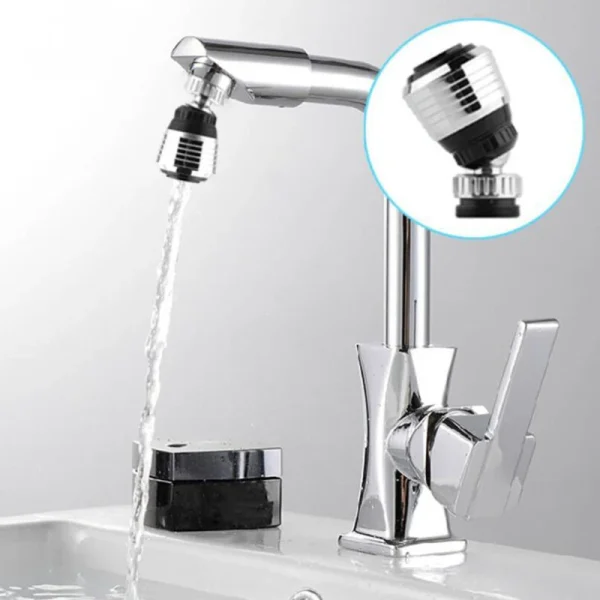 1pcs Faucet Nozzle 360 Degree Rotation Filter Extension Tube Shower Water Saving Tap Head Nozzle Universal Kitchen Accessories - Image 2