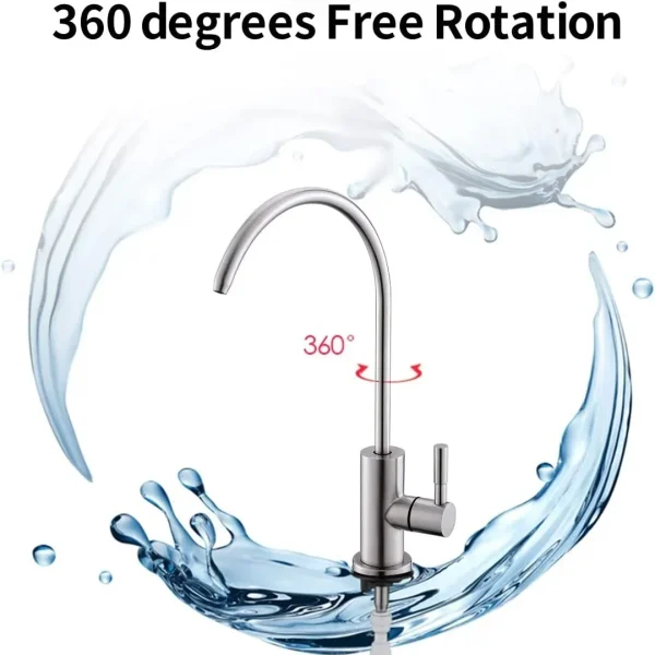 1/4"Kitchen Faucets Direct Drinking Tap Water Purifier Faucet for Kitchen Sink Drinking Water Anti-Osmosis Purifier Tap - Image 2