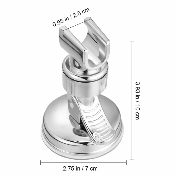 1-4Pcs Suction Cup Shower Head Support No Drill Waterproof Reusable Super Load-bearing Shower Holder Universal Shower Holder - Image 3